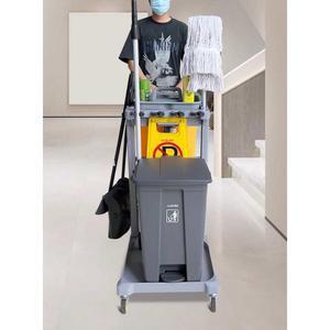 이동식 10B 청소도구함 D 청소 운반카트 플라스틱통 두꺼워짐 카트기 호텔 빌딩 다목적