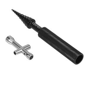 밴프로 스케이트보드 베어링 RC 볼 드라이버 설치 제거 도구 모델 전기 미니 크로스 세트 알루미늄 도구(블랙)