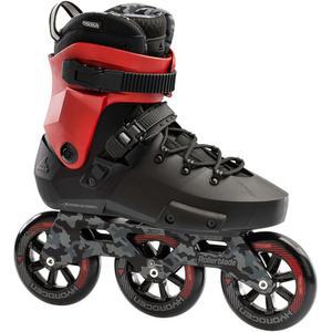 롤러블레이드 트위스터 110 남녀 공용 성인 피트니스 인라인 스케이트, 블랙/레드, 어반 퍼포먼스 스케이트