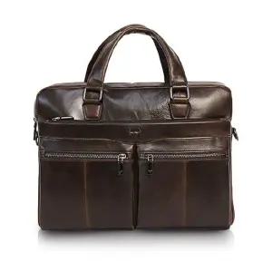 브라운 멀티포켓 남성서류가방 직장인백 크로스끈 남성크로스백 고급남자가방