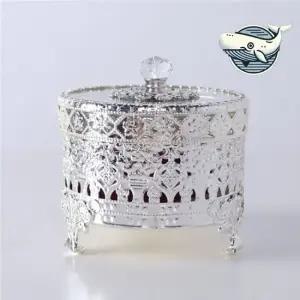 엔틱 실버 소품정리함 방석 디자인 악세서리 보석함 엔틱보석함 쥬얼리박스 쥬얼리보관함