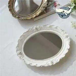 우아한 엔틱 디스플레이 소품 트레이 미니 장식 바로크트레이 카페트레이 빈티지트레이