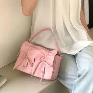 엠티 24186 여성 리본 크로스백 스트랩조임백