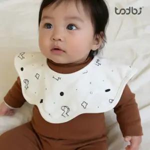 [토드비] 루비포니 말띠아기 스카프빕 신생아 유아턱받이
