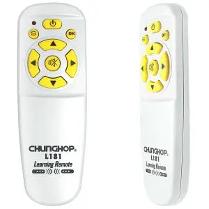 호환 Chunghop IR 7버튼 적외선 신호 학습 복사 유형 팬TVDVDCD오디오앰프 리모컨