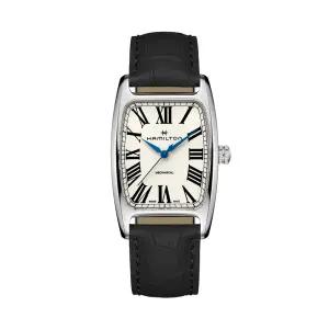 해밀턴 H13519711 아메리칸 클래식 볼튼 남성 가죽 메커니컬 34x38mm