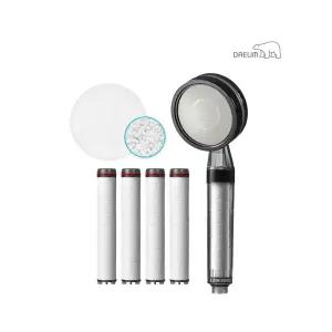 당일발송/무료배송 디클린 멀티필터 샤워기+리필필터(4개입)+세라믹볼S