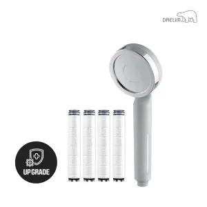 당일발송/무료배송 디클린 멀티필터 샤워기 와이드형(그레이) + 항균