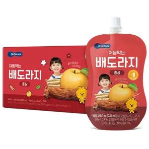 베베쿡 처음먹는 배도라지 어린이 음료 80ml 40개