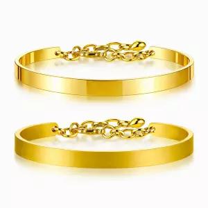 [한국금다이아몬드] 순금 팔찌 유광 무광 반 뱅글 24K 18.75g 2종 택 1