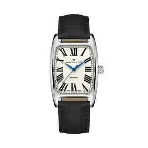 해밀턴 MUST IT_ H13519711 아메리칸 클래식 볼튼 남성 가죽 메커니컬 34x38mm