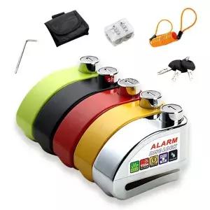 [하프클럽/]오토바이 자전거 알람락 도난방지 경보 자물쇠