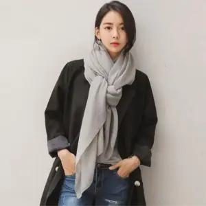 [에스에스_63]가을 롱 스카프 여성 여자 엄마 무지 할머니