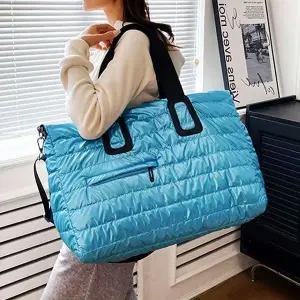 [하프클럽/]짐 백 용 가방 1박 블루 여행 보스턴 옷 보스턴백 여행가방