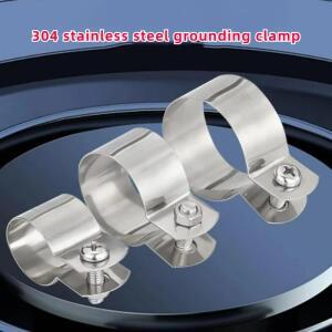 304 스테인레스 스틸 옴 접지 클램프 자키 카드 브래킷 버클 호스 밴드 워터 파이프 고정 클립