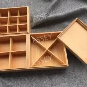 나무 우드 일본식 도시락통 도시락 칸막이 소풍 피크닉상자 3단