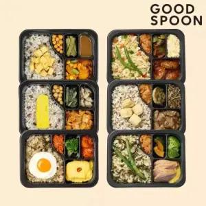 굿스푼 저당 당뇨도시락 식단 6종 6팩 솥밥 임당 영양식사 배달 맛있는 밥 반찬 한끼