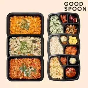 미스터네이처굿스푼 닭가슴살볶음밥 3팩+다이어트도시락 3팩 일주일 식단배달 현미밥