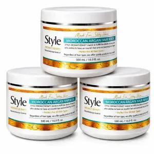모로칸 아르간 헤어팩 극손상 물미역 트리트먼트 500ml 3개