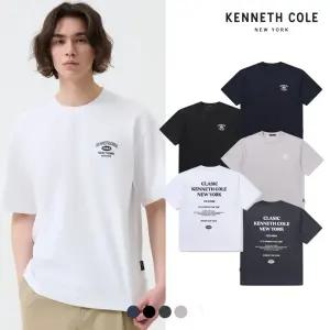 [택가 39000원][케네스콜]유니) C/P 분또 케네스콜 레터링 반팔티 (레귤러핏)(LKTMCTR752M)