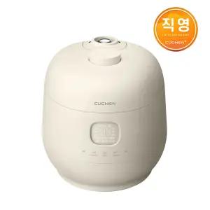 쿠첸 브레인 미니 풀스테인리스 듀얼프레셔 3인용 IH전기압력밥솥 크림옐로우 CRT-TWS0310CY