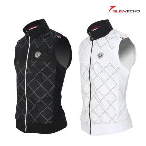 그렌에코 ges26201 남성 다이아몬드 퀼팅 패턴 바람막이 조끼점퍼/메쉬안감