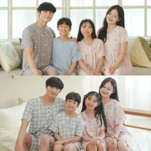 빅사이즈 냉감세트 여름잠옷/여성/원피스/남성/커플/아동/주니어/가족/파자마/홈웨어