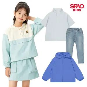 [무배] [스파오키즈x게스키즈x슈펜키즈] 키즈 스프링룩 가이드 아노락/반팔티/반바지/스커트/양말 외