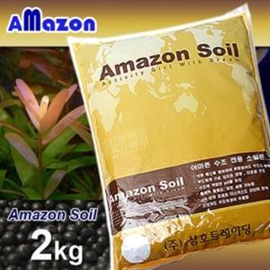 [바로출발] 아마존 소일 2kg / 수족관 어항 수조 수초 새우 바닥재 CRS 쉬림프 ADA 네오 컴팩트 흑사 구피