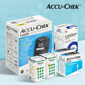아큐첵 가이드 혈당측정기+시험지100+호환침100+솜100