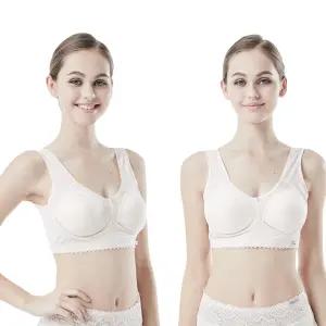 천연소재 인견 노와이어 노후크 AB컵공용 스포츠 탑 몰드 브라~ BR-3153