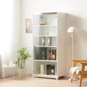 속깊은 샤이니 LPM 광폭형 800-5단 유리장식장(깊이550mm) 피규어 진열장