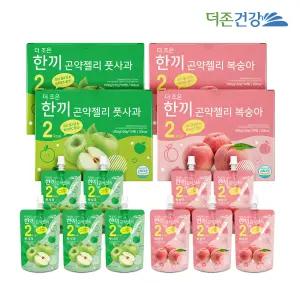 더존건강 한끼 곤약젤리 복숭아 풋사과 150g 25+25