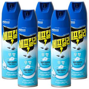 에프킬라 무향 500ml x 5개 모기약 살충제 킬라 모기 파리 바퀴 약 퇴치 기피