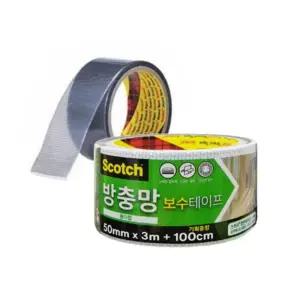 3M 스카치 방충망 보수테이프 대형 롤타입 50mm X 3m 벌레차단 창문 틈막이