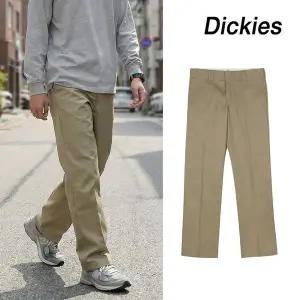 디키즈 남성 면바지 873 슬림핏 스트레이트 워크팬츠 카키 873KH