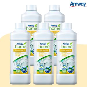 암웨이 주방세제 디쉬 드랍스 바이오퀘스트 식기 세정제 1L 5개