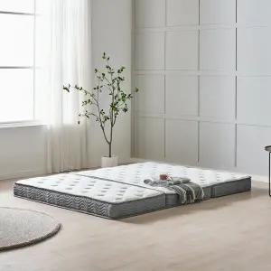 [비밀특가] 프리모 3단 접이식 포켓5회전 독립스프링 롤팩 침대 꺼짐없는 토퍼 쇼파 매트리스 SS