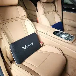 카이로스 차량용 허리쿠션 장거리 운전 요추받침대 자동차 등쿠션 여행용 허리디스크통증 완화