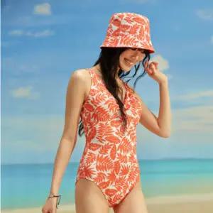 [레노마수영복](하남점)*지퍼백 폴리백  증정* 여성 트로피칼 모노키니 오렌지 RN-LS2E912-OR