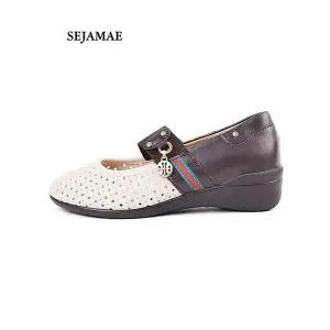 [하프클럽/세자매]가볍고 예쁜 여성 플렛슈즈 펀칭 단화