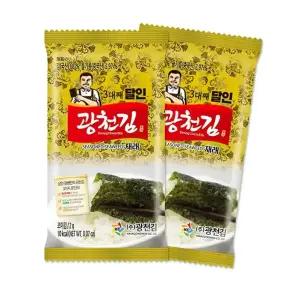 광천김 달인 미니 도시락김 240봉 /조미김/도시락김
