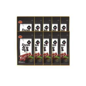 [머거본] 블랙페퍼육포 25g x10입 간식 안주