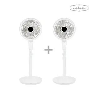 [스미스앤스미시]1+1 스미스앤스미시 써큘레이터선풍기 스윙베베 스탠드 탁상용 총2대