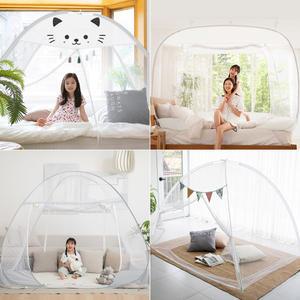 1초완성 원터치 모기장 방충망 캠핑 안방 거실 텐트 아기 신생아 캐릭터 대형 중형 소형 침대