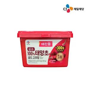 CJ제일제당 해찬들 태양초 골드 고추장 1.85kg 2개