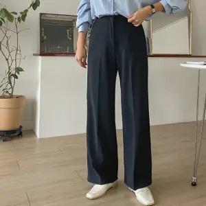 [시크릿라벨] 하이웨스트밴딩일자스판슬랙스