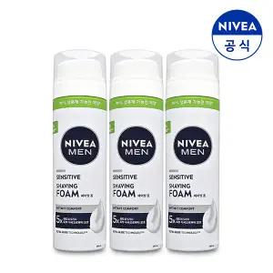 니베아 맨 센서티브 쉐이빙 폼 200ml X 3개