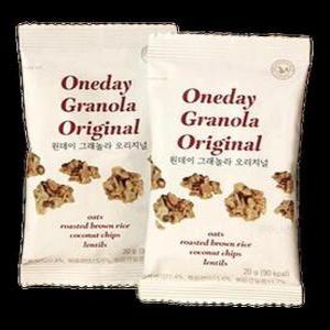 [산과들에] [산과들에] 원데이그래놀라오리지널 x 80봉 그래놀라 코코넛 시리얼
