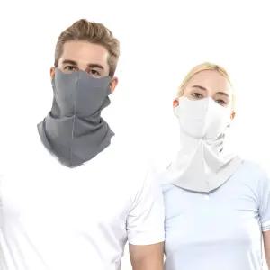 룸룸 새부리형 자외선차단마스크 골프 얼굴햇빛가리개 안면 페이스쿨가드 러닝 쿨 UV 냉감 썬